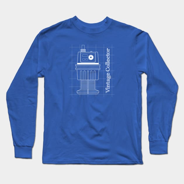 "Blueprint" G.O.N.K. action figure Long Sleeve T-Shirt by LeftCoast Graphics